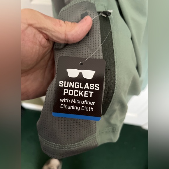 Reeltree men’s Fishing long sleeve hoodie type shirt sz. 2XL NWT green. - Picture 2 of 4